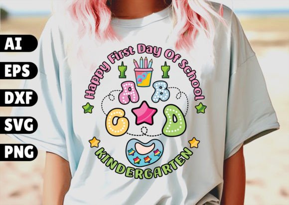 ABCD First Day of School Design SVG – A Creative Resource for Custom Merchandise