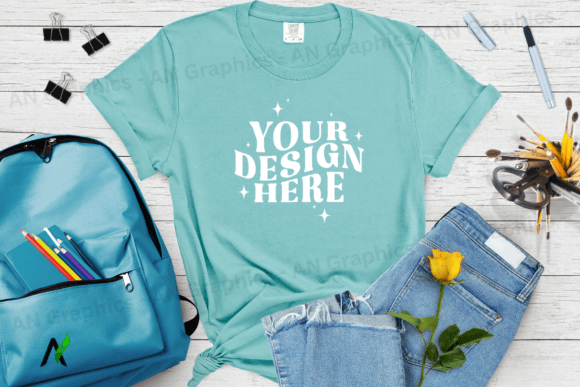 Comfort Colors 1717 Mockup - 014: A Professional Tool for T-Shirt Designers