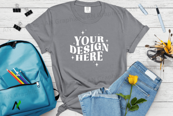 Comfort Colors 1717 Mockup - 026: A Professional Tool for T-Shirt Designers