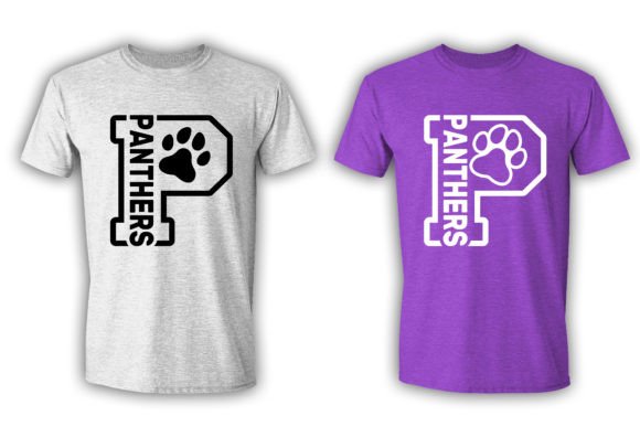 Discover the Panthers Pride Paw P Letter Vector Logo