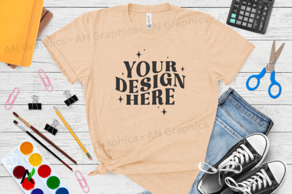 Enhance Your Design Workflow with Bella Canvas 3413 Female Mockup - 036