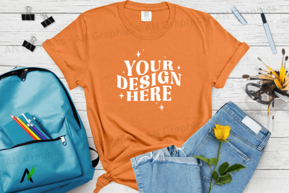Mastering T-Shirt Design with the Comfort Colors 1717 Mockup - 011