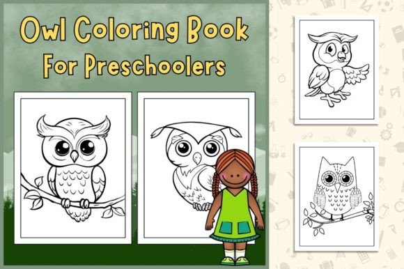 Printable Owl Coloring Book for Kids: A Creative Back-to-School and Holiday Resource