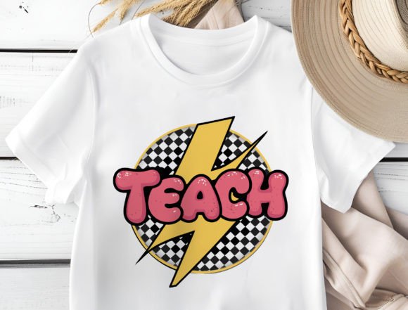 Retro Teach Design Png: A Timeless Choice for Teacher-Themed Projects
