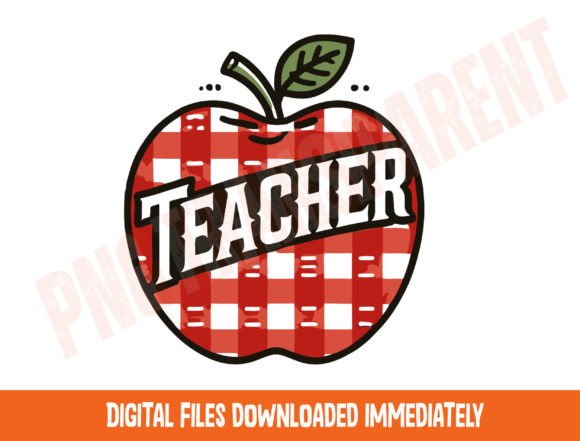 Retro Teacher Png and Apple Teacher Png: A Nostalgic Touch for Classroom Decor and Back-to-School Gifts