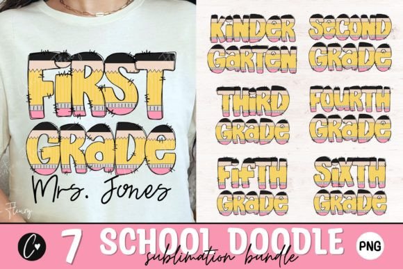 School Doodle Sublimation Bundle